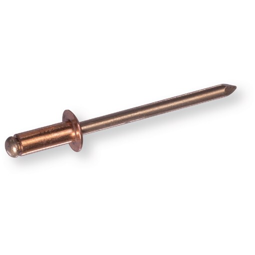 Slepý nýt měděný s bronzovým trnem 3,2 x 6
